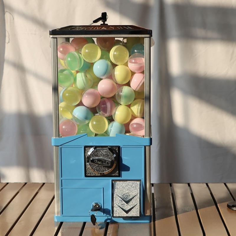 Automat Gashapon z kwadratową  – Prize Capsule Toy Machine recenzja i cena