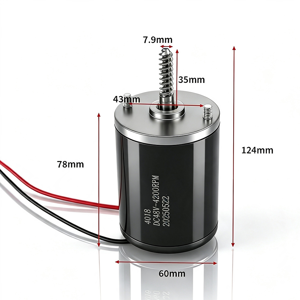 Silnik prądu stałego 48V o wys – Crane Claw Motor recenzja i cena