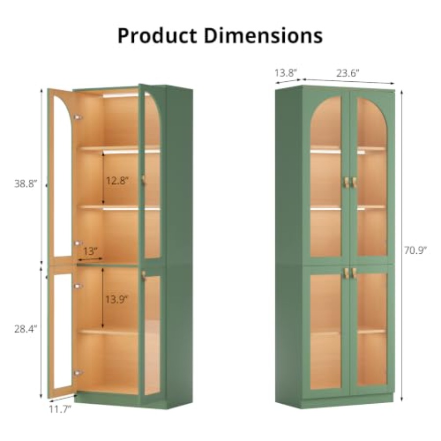 Szafka ekspozycyjna do salonu/ – Glass Cabinet Display recenzja i cena