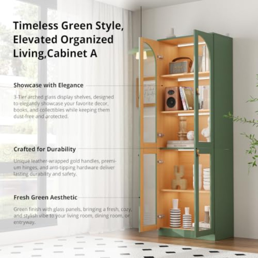 Szafka ekspozycyjna do salonu/ – Glass Cabinet Display recenzja i cena