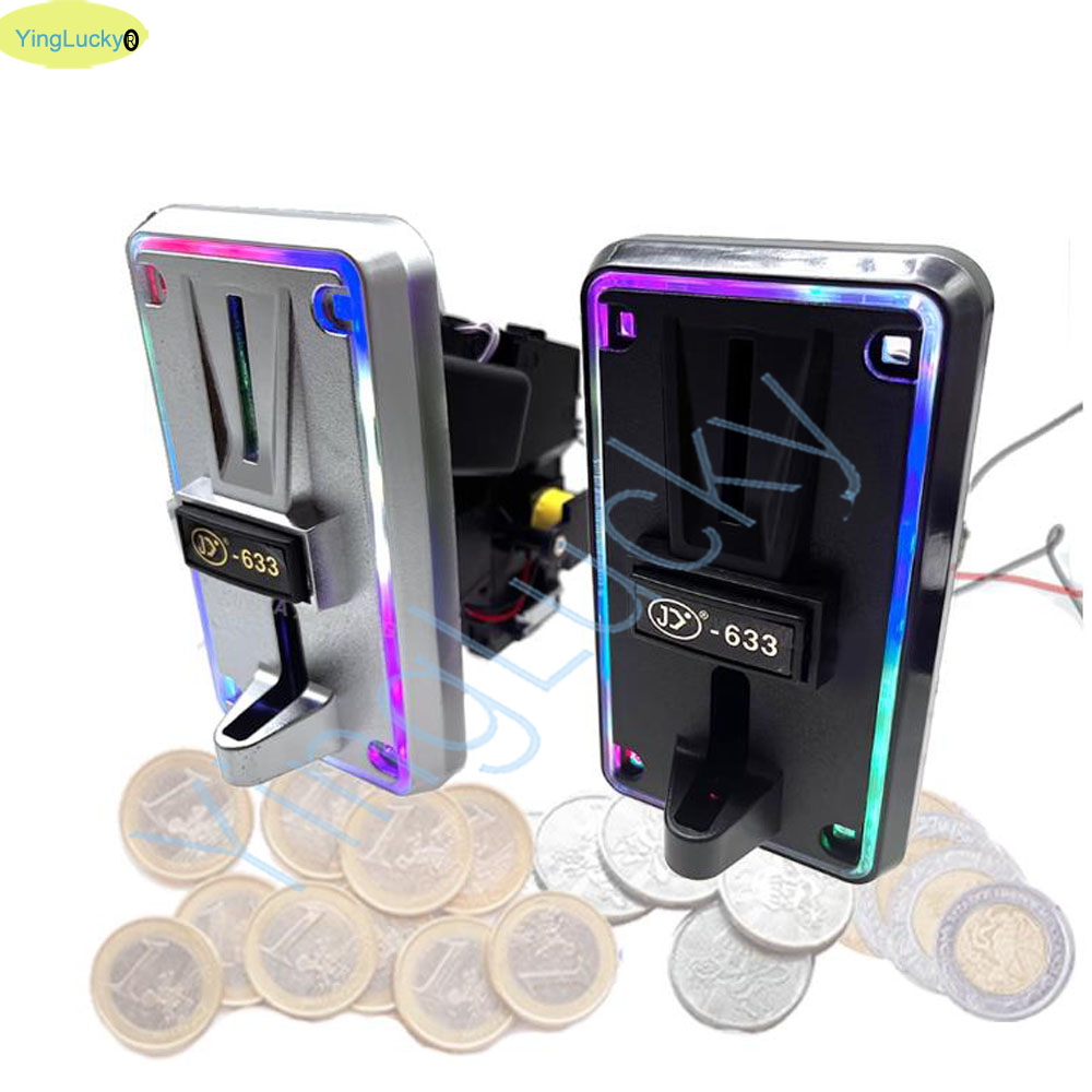Kolorowy czytnik monet LED, se – Arcade Games Vending recenzja i cena