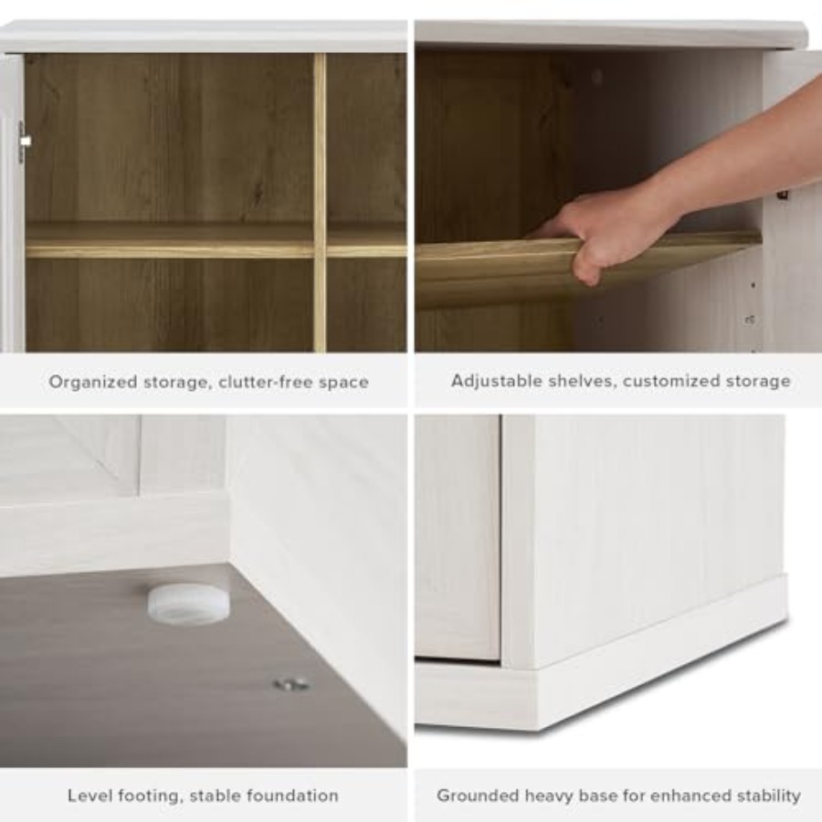 Mała modułowa szafka z dębu do – Glass Cabinet Display recenzja i cena