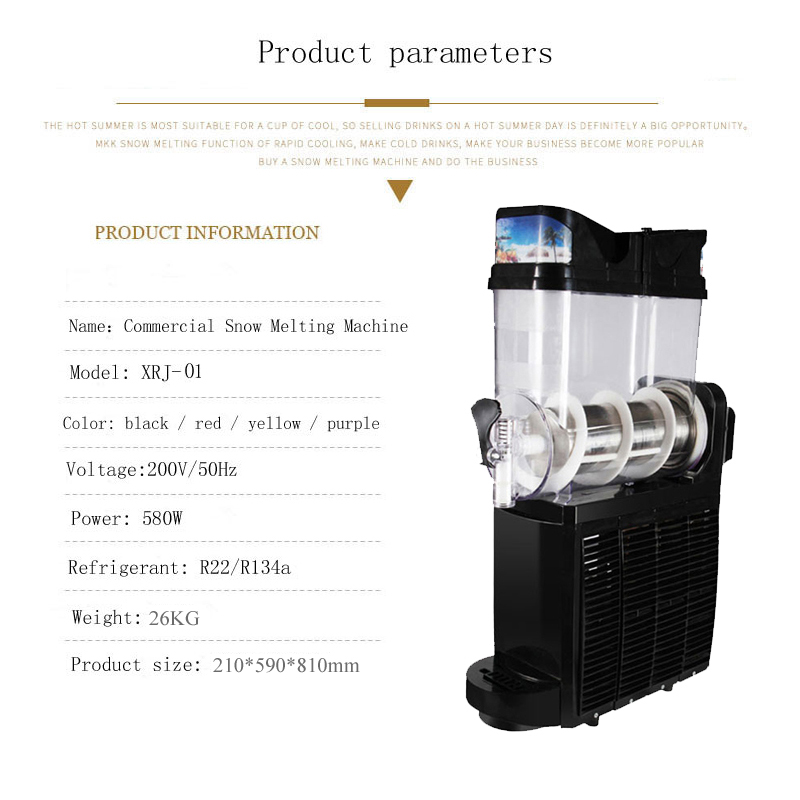 Profesjonalna maszyna do slush – Slushie Machine Vending recenzja i cena