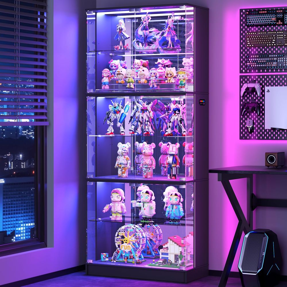Witryna z szklanymi drzwiami,  – Glass Cabinet Display recenzja i cena