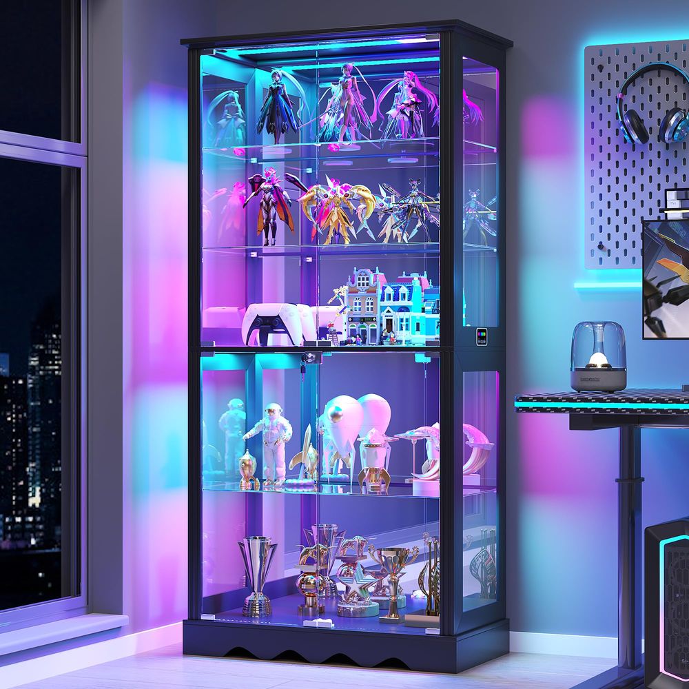 Witryna z szklanymi drzwiami,  – Glass Cabinet Display recenzja i cena