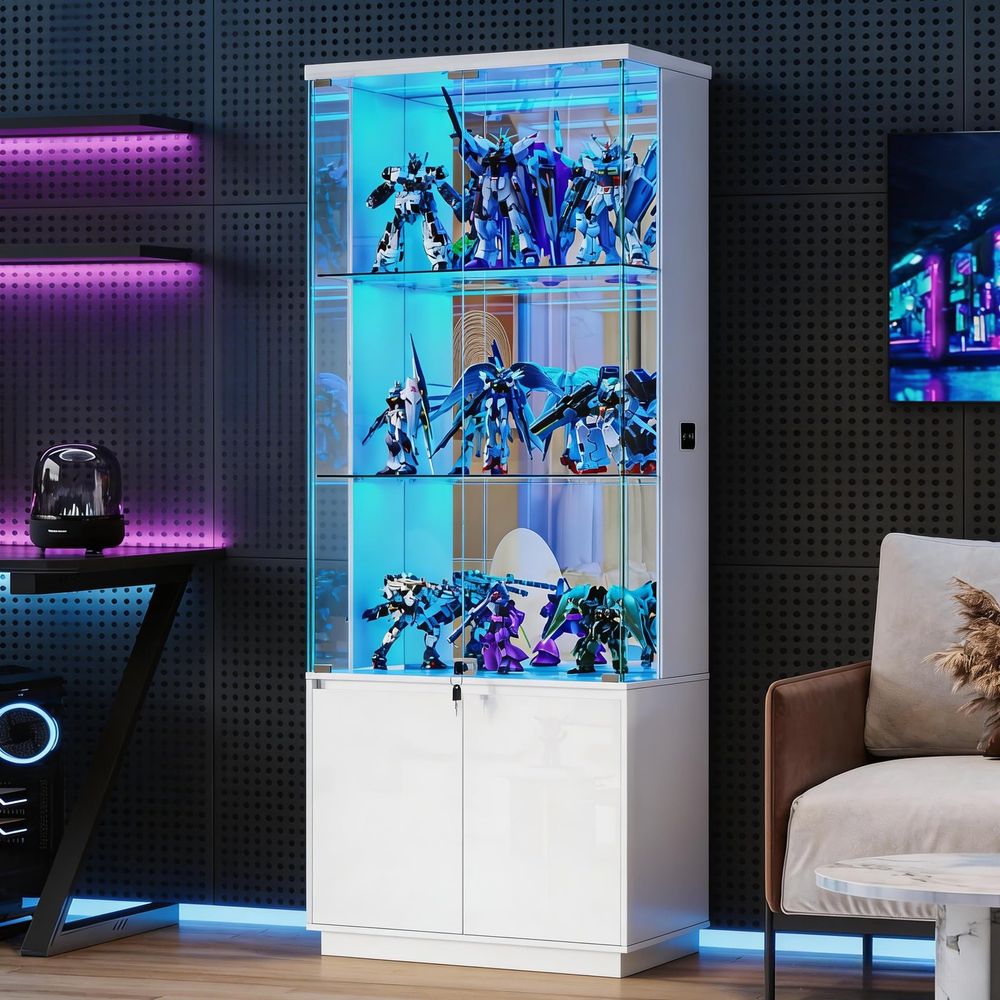 Witryna z szklanymi drzwiami,  – Glass Cabinet Display recenzja i cena