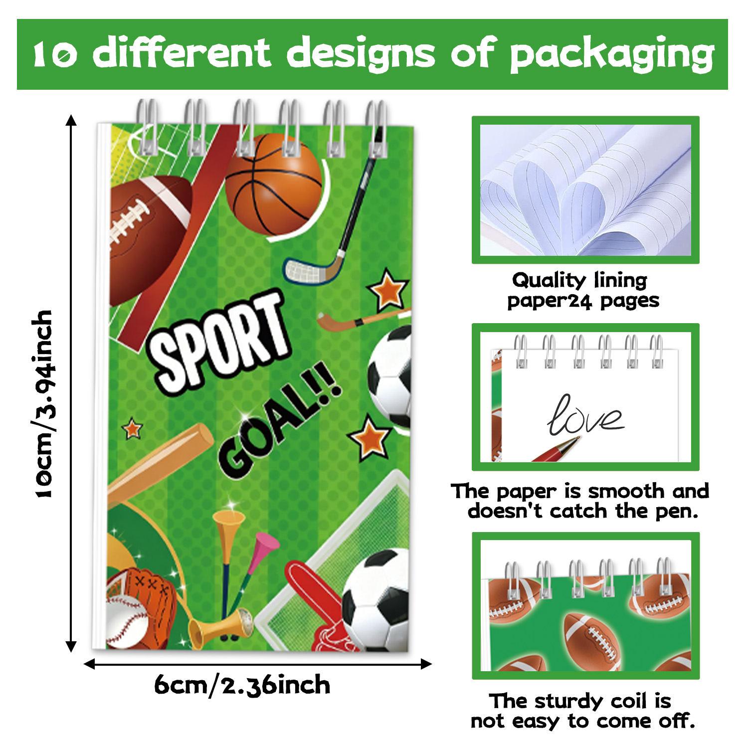 Mini notes spiralny z motywem  – Basketball Arcade Game recenzja i cena