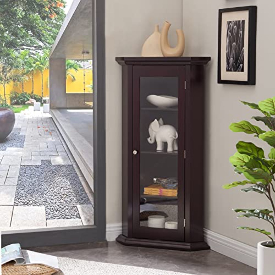 Narożna witryna ekspozycyjna d – Glass Cabinet Display recenzja i cena