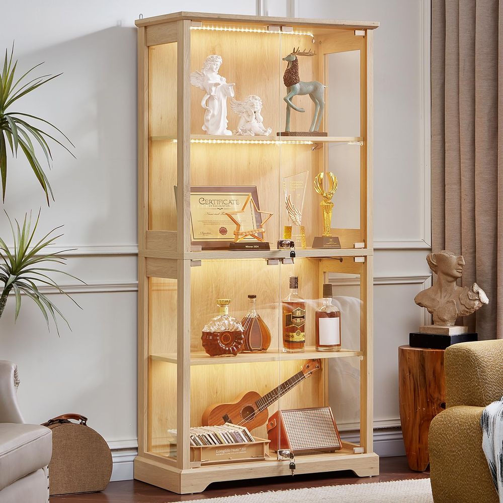 Szklana witryna w stylu farmho – Glass Cabinet Display recenzja i cena