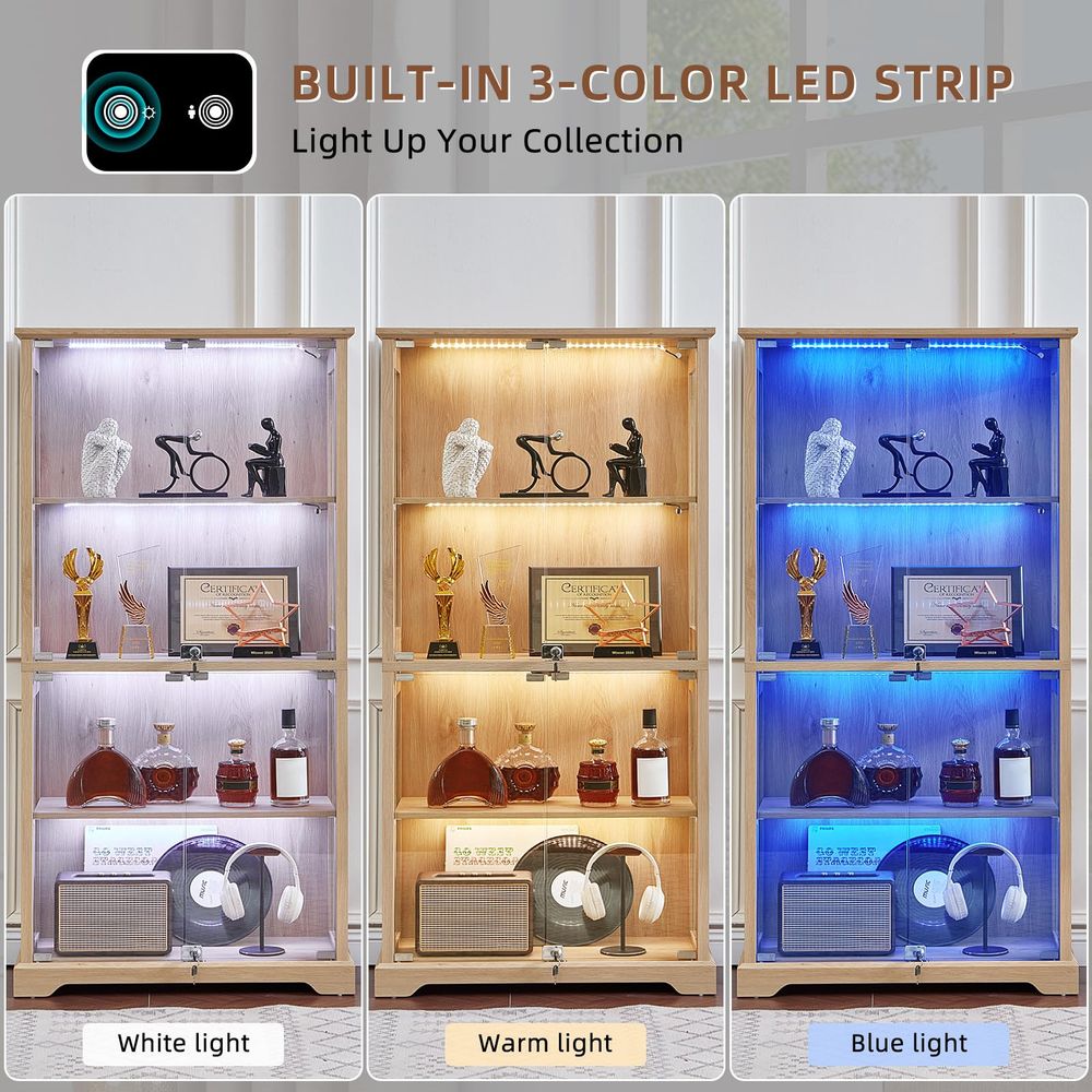 Szklana witryna w stylu farmho – Glass Cabinet Display recenzja i cena
