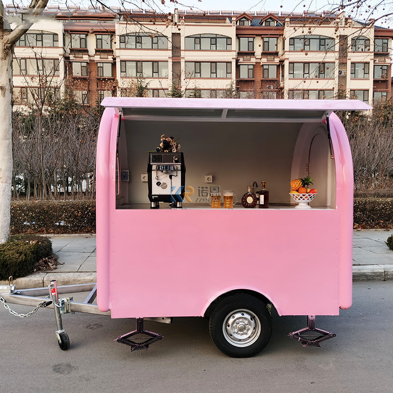 Outdoor Mobile Hot Dog Fast Fo – Hot Dog Vending Cart recenzja i cena