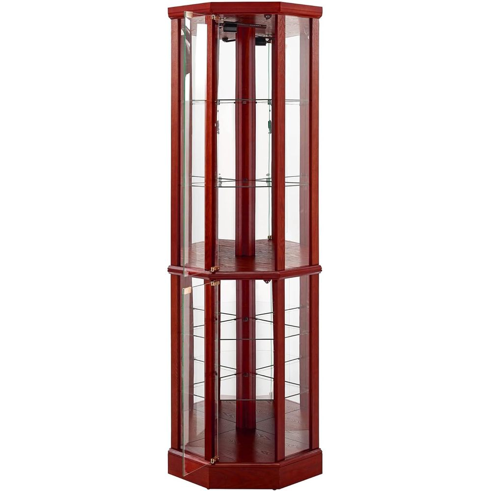 Wysoka 70-calowa podświetlana  – Glass Cabinet Display recenzja i cena