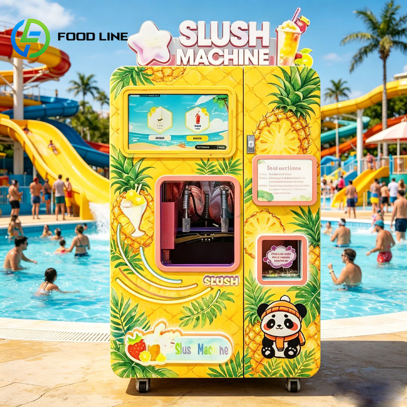 Automat do lodu w granulacie,  – Slushie Machine Vending recenzja i cena